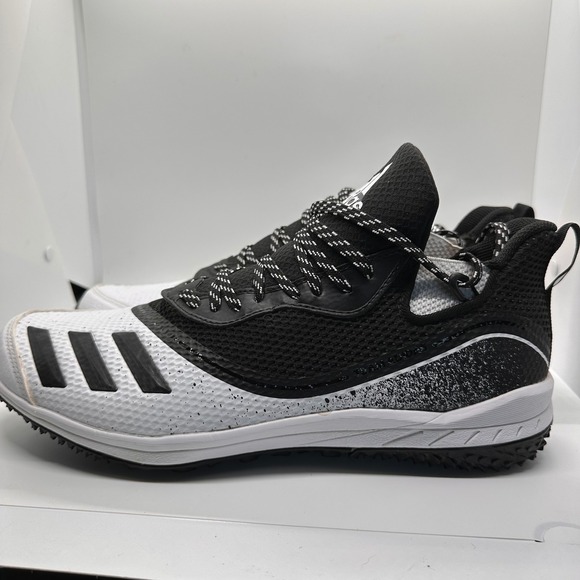 Adidas Icon V  Mens‎ Size 12 Black White Athletic Casual Training Shoes Sneakers - Picture 3 of 11